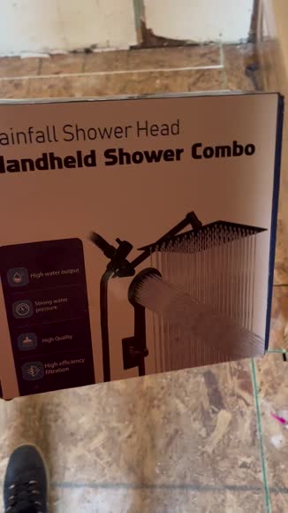 Video review of Krediz High Pressure Rain Shower  by 679a061df1f1f96c16482f65