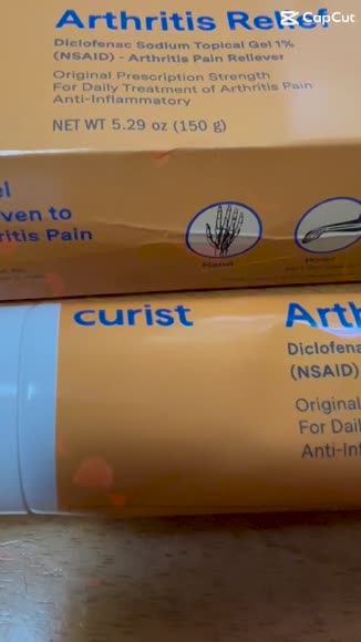 Video review of  Arthritis Relief Gel 1% (Voltaren Generic), 150 G  by 67d49897d3d3fec5592e6da5