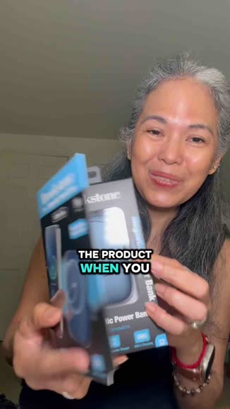 Video review of Gabba Goods Brookstone Magnetic Charging Wireless Power Bank With Stand  by agelessfitnessjourne