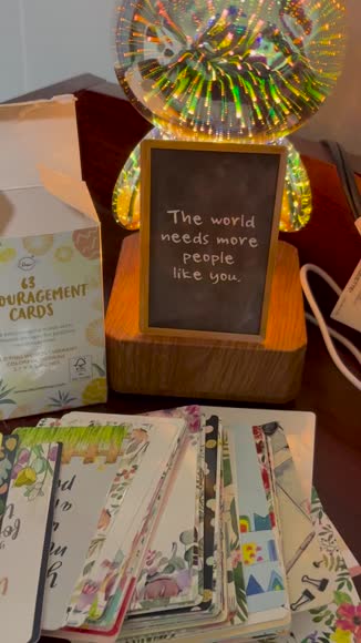 Video review of Dessie 63 Motivational Cards with Unique Designs and Words of Encouragement  by 6805816de1df62d29d711fb2