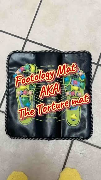 Video review of VistaShops Footology Mat Accu Pressure and Massage  by 6782fe108818a3c51e52dde9