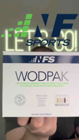 Video review of NF Sports Wodpak, beyond your basic multi-vitamin, WODPAK provides you with high levels of essential vitamins along with a complete multi-mineral and vitamin K2, high ORAC antioxidant RichBerry, and high potency fish oil.  Conveniently packaged in easy-to-carry individual packets, WODPAK gives you the flexibility to carry your essential vitamins with you where ever life takes you.  by 670feb60844ec4f335ac9cce