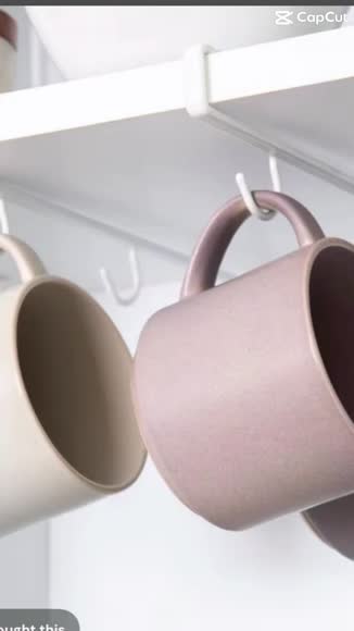 Video review of  Undershelf Cup/Mug Hooks (Set of 2)  by 6877b8d0a19757eeae5f30c2