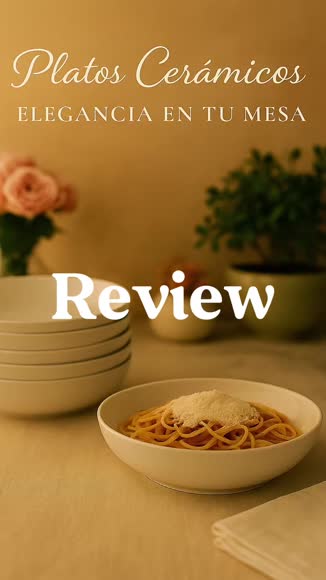 Video review of Kook Ceramic Pasta Bowls, Black, 32 oz, Set of 6  by 6782d2d0289f863d06bf2944