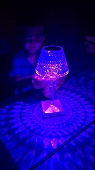 Video review of Bell + Howell Crystal Acrylic Touch LED Lamp - Multi-Color Rechargeable  by 66df47368b5d0c71b3ec46e8