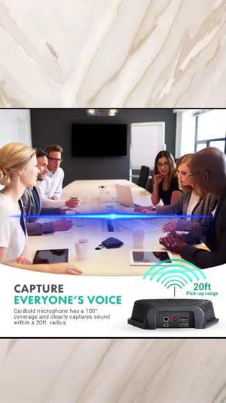 Video review of Movo USB Conference / Boundary  / Desktop Omindirectional Computer Microphone  by 683e5ac8dcc01dbe7b59fe5f