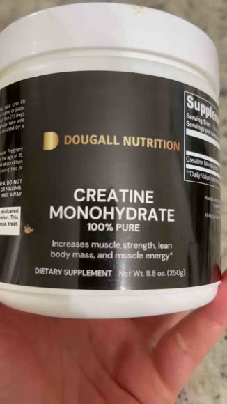 Video review of Dougall Nutrition Creatine Monohydrate  by 6784850f594936add3a73996