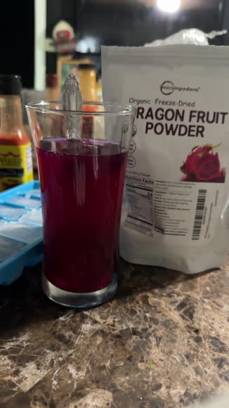 Video review of Micro Ingredients Organic Dragon Fruit Powder  by 678ebfee3b8be72e46fd9546
