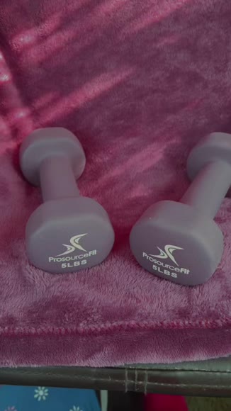Video review of ProsourceFit Neoprene Dumbbells  by 67829093eb4ca4dbc4ee69aa