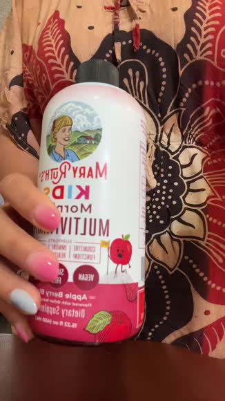 Video review of MaryRuth's MaryRuth's Kids Liquid Morning Multivitamin - Multivitamin for Kids - Immune Support Supplement - Overall Health - Delicious - Vegan - 30-180 Servings  by 677e1143e5e086f2c03eae0c