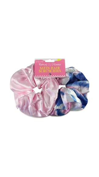 Video review of Morning Glamour 2-Pack Satin Dinner Plate Oversized Scrunchies   by 677ea81614fd561d6d837c0f