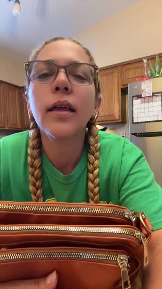 Video review of Krediz Chic PU Leather Crossbody Bag with Multiple Compartments  by 67869fa59a439d8ae47387d8