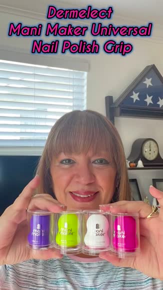 Video review of Dermelect Mani Maker Universal Nail Polish Grip – Precision Tool for DIY Manicures, Nail Artists, and Professionals, Easy to Use for Both Right-Handed and Left-Handed Users (Pack of 4)  by 67955c36af7fba5a6aba6948