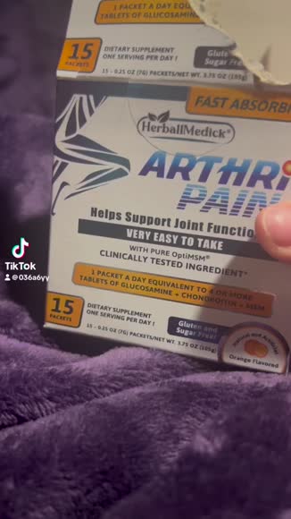 Video review of Signify Nature ArthriPain - Joint Support (Sugar free orange powder) - Joint Juice for Knee, Hips and joint pain - 15 Sachets  by 686c72a804c9f786a72ccd59