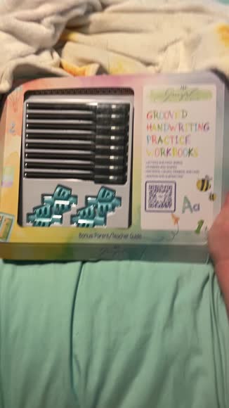 Video review of Grooved Learning Magic Grooved Reusable Handwriting Workbooks with Disappearing Ink Pens - Full Set  by 6842f28ab1f20ce17d0ca698