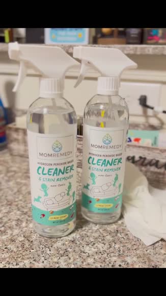 Video review of MomRemedy Ultra Effective, Non-Toxic, All-purpose Cleaner & Stain Remover 24oz (2-pack)  by grandmalaura54