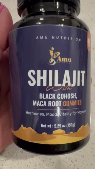 Video review of AMU Nutrition Shilajit & Mace Root Gummies for Women's Balance & Vitality  by 675cf09e5eefd0d84915b8e4