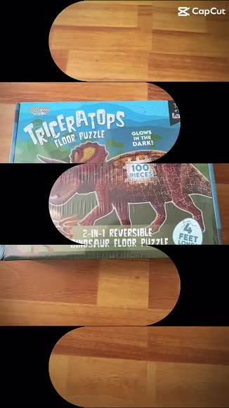 Video review of Genius Games Triceratops Dinosaur Jigsaw Puzzle  by beckainvests