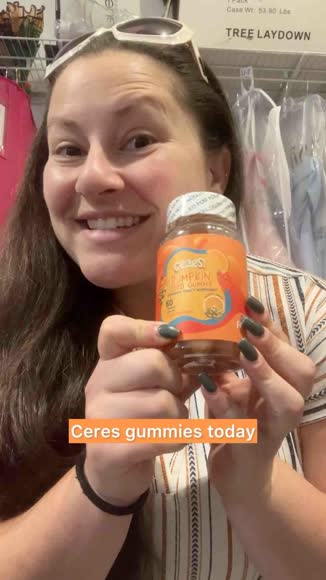 Video review of Ceres Nature Inc Pumpkin Seed Oil Gummies 4,000 Mg** Happy Pumpkin  by 66baa1cc27bcae1702707fa7