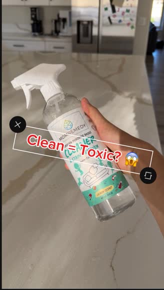 Video review of MomRemedy Ultra Effective, Non-Toxic, All-purpose Cleaner & Stain Remover 24oz (2-pack)  by 6607660d3cb7e557f65815a9