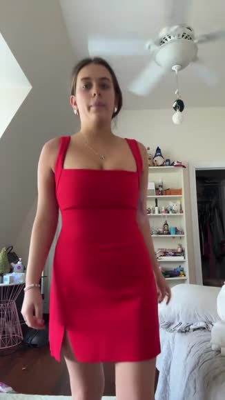 Video review of Princess Polly Bombshell Mini Dress Petite  by ellahrockstar