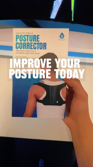 Video review of PURSONIC Adjustable Posture Corrector With Back Support Bar & Breathable Upper Back Brace  by 67852b9193b71b87efc0201e