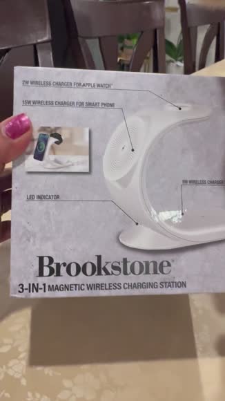 Video review of Gabba Goods Brookstone 3-in-1 Magsafe Wireless Charging Station for iPhone, Apple Watch, and Airpods  by 675cf09e5eefd0d84915b8e4