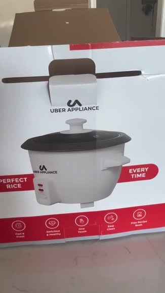Video review of Uber Appliance Rapid Rice Cooker 6 Cup capacity  by 67b223ba2651ac77da193300