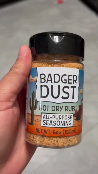 Video review of Honey Badgers Bee Farm Badger Dust Hot All-Purpose Seasoning  by 6784850f594936add3a73996