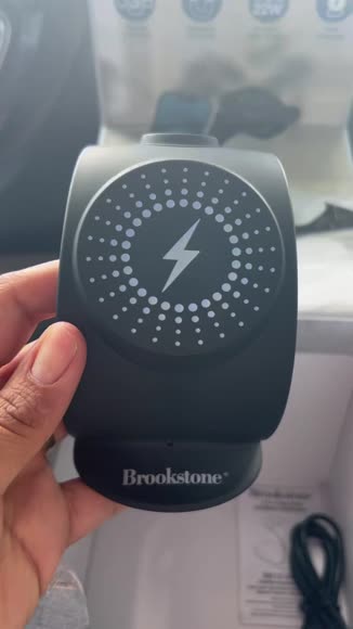 Video review of Gabba Goods Brookstone 3-in-1 Magsafe Wireless Charging Station for iPhone, Apple Watch, and Airpods  by 6596f97469158071fb6e889d