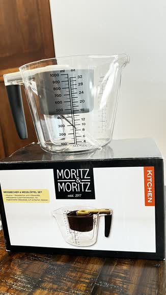 Video review of Moritz & Moritz 5 piece Measuring Cup Set, 4 measuring spoons, Dishwasher Safe  by 678fde6393a95654b491b7f7