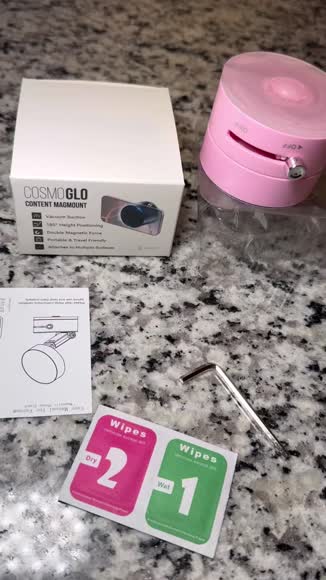 Video review of CosmoGlo Content MagMount for Effortless hands free filming from your smart phone!  by 6619c5b7f319cd8baf7b767d