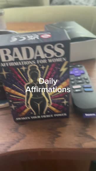 Video review of QUOKKA Affirmation Cards For Women – Confidence & Strength  by 679005fe7f6a26e178edafc8