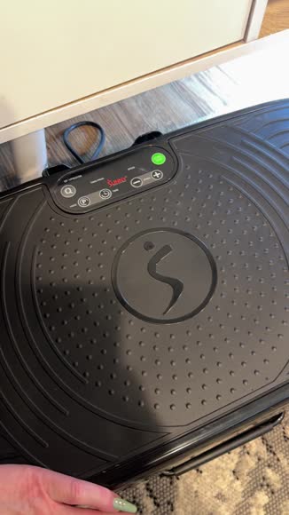 Video review of Sunny Health & Fitness Vibration Platform Exercise Machine With Resistant Band  by 6799919de3a44597e6fa28ba