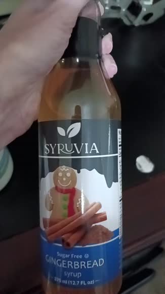 Video review of Syruvia Sugar-Free Gingerbread Syrup  by 683dde6adcc01dbe7b519a49