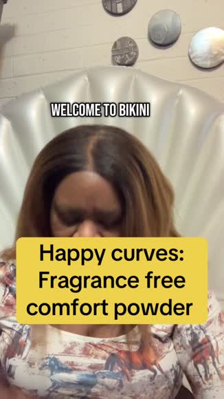 Video review of Happy Curves Comfort Powder (Fragrance-Free): Talc Free Anti Chafe Body & Foot Powder Deodorant to Control Inner Thigh Chafing, Private Areas, and All Over Body for Women  by 67874dbdf9a7a3504f51778c