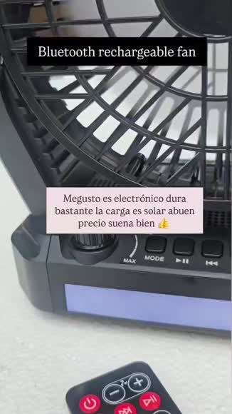 Video review of fuzix Aero Solar Fan Speaker  by 678d8b45dbb5c8b08be7dfd1