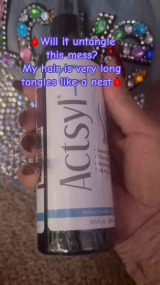 Video review of Actsyl Actsyl-D Detangler  by 678820be0572484d1826aa50