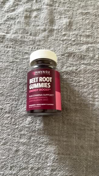 Video review of Havasu Nutrition Beet Root Gummies  by 
