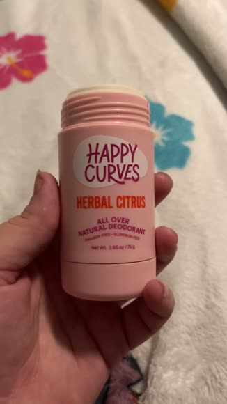 Video review of Happy Curves All Over Deodorant - Herbal Citrus  by 677da3b9e5e086f2c0351143