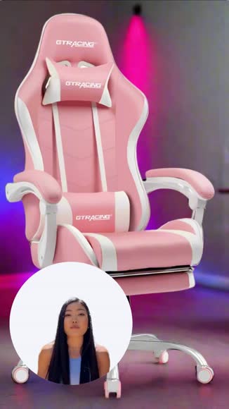 Video review of Onetify Dragon X2 Gaming Chair with Lumbar Support & Foot Rest  by support8240787