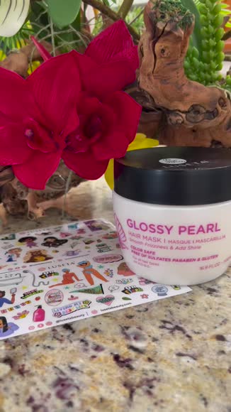 Video review of Luseta Beauty Luseta Glossy Pearl Hair Mask for Shine Hair  by zahily2002