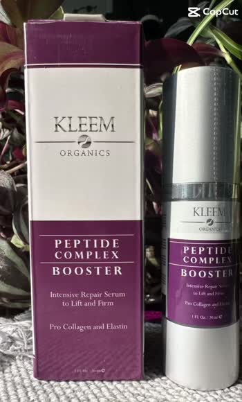 Video review of Kleem Organics Peptide Serum for Face with Collagen Boosting and Firming Benefits  by 67858365cf1903345c5eb7dc