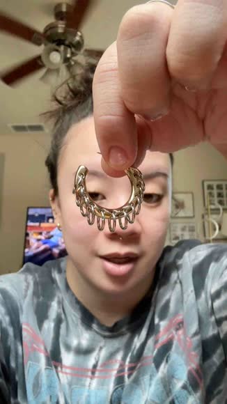 Video review of RAËLIV Boutique Gold & Silver Chain Hoops (Waterproof & 18K Gold Plated)  by jasminebbeauty