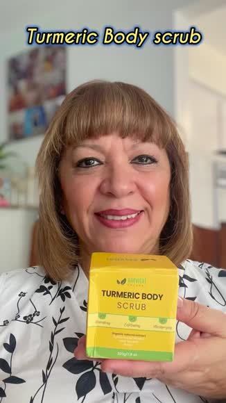 Video review of AMVital Turmeric Glow Body Scrub – Deep Exfoliation & Hydration  by 67955c36af7fba5a6aba6948
