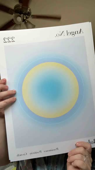 Video review of Haus and Hues Angel numbers poster set of 3 (unframed)  by jasminebbeauty