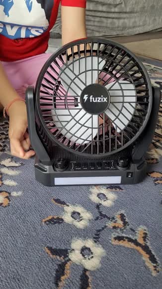 Video review of fuzix Aero Solar Fan Speaker  by 67f45198863c468bd5095504