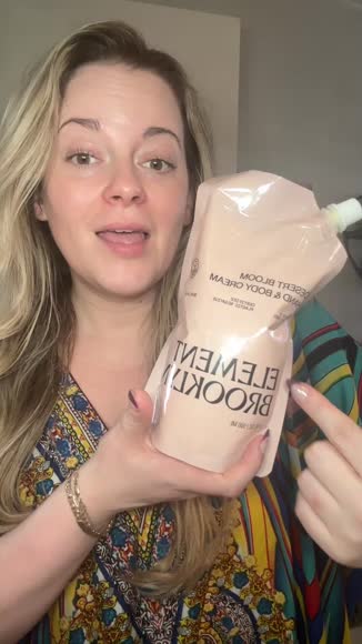 Video review of Element Brooklyn Geranium Hand & Body Cream  by ashleywible63