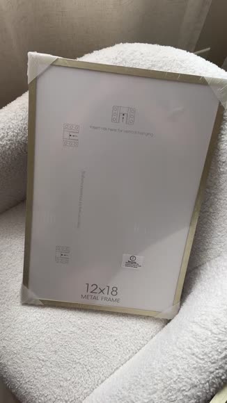Video review of Haus and Hues Gold Standard Metal Picture Frame  by 66bc0f8896fff46c2010002c