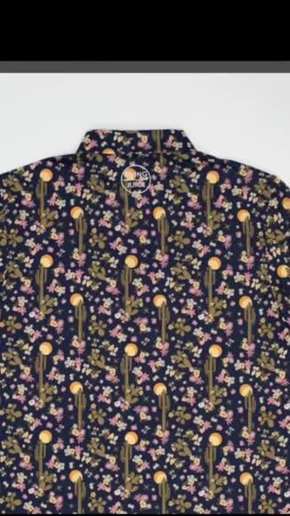 Video review of SwingJuice Golf Desert at Dusk Men's Polo  by 6770895b1c869d90fc53ebac